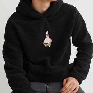 Black Fleece “ Patrick Star” SpongebobSquarePants) Hoodie Sm